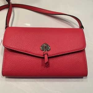 Kate spade cross body wallet with strap